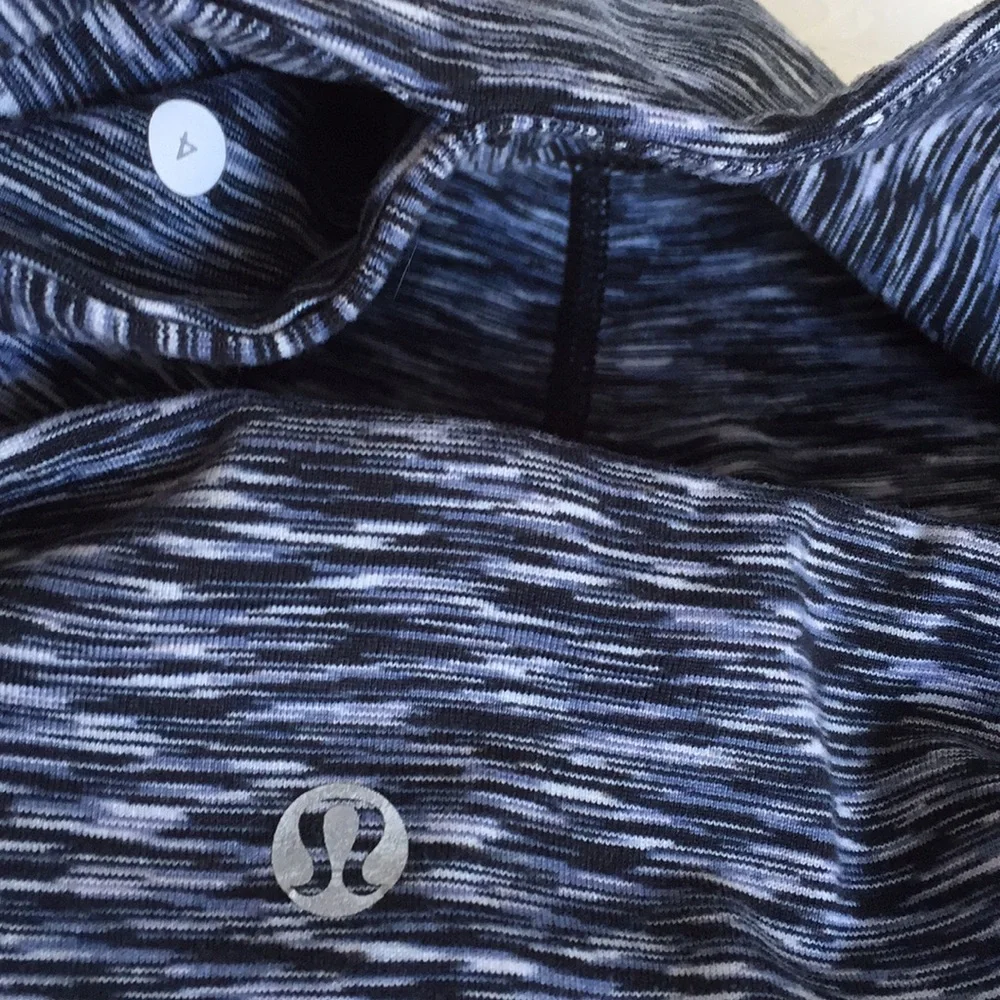 Lululemon Wonder Under Pant (Hi-Rise) black white